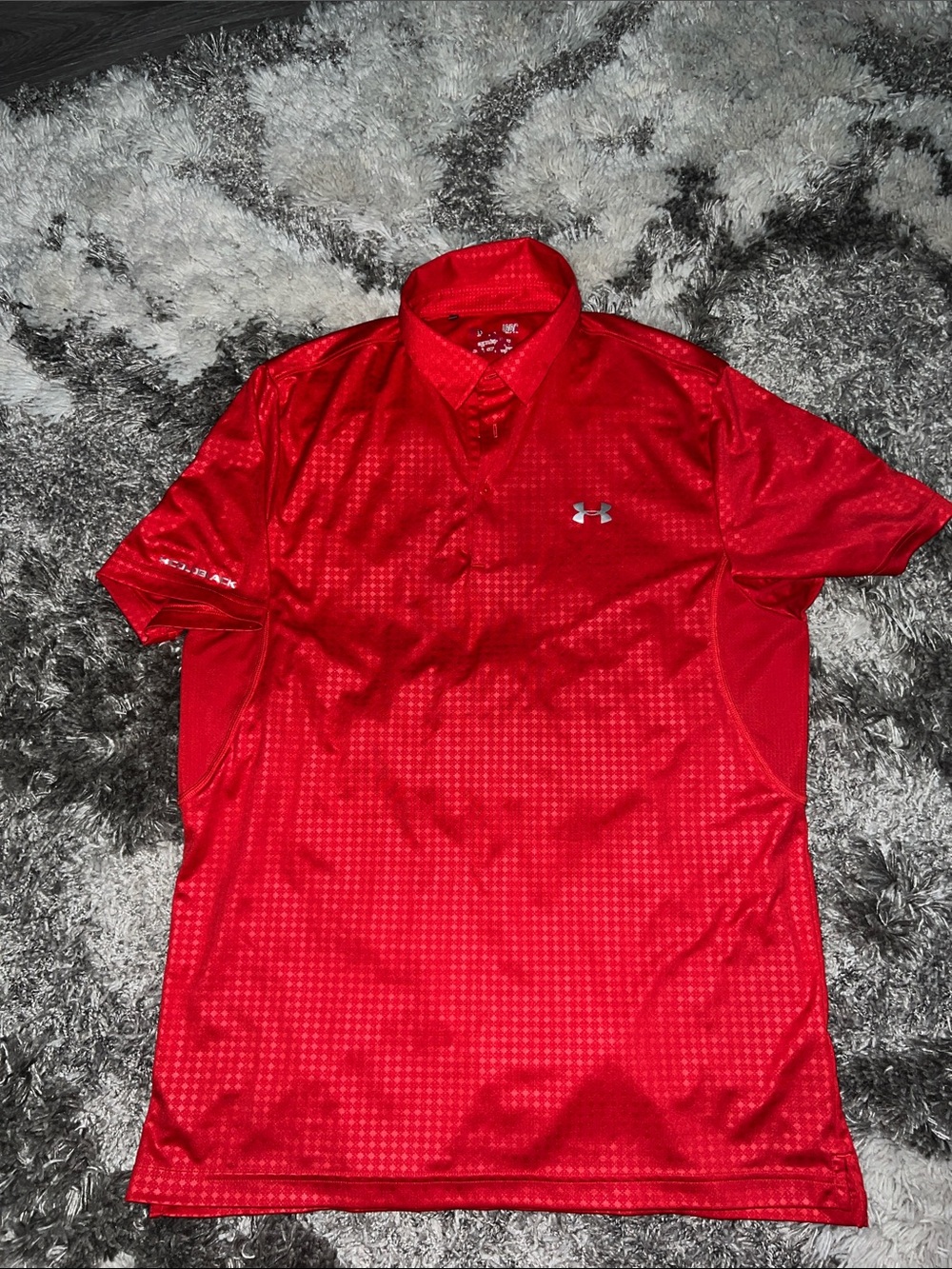 Under Armour Men’s Bright Red Performance Polo